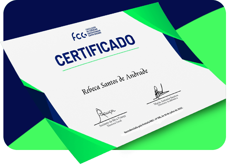 Exemplo de Certificado FCG